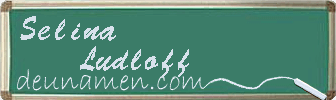 Selina Ludloff Visitenkarte